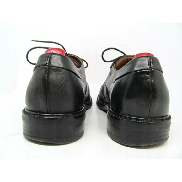 Cole Haan Grand Os Warren Black Leather Apron Toe Derbys Mens  Size US 8 M - Picture 6 of 11